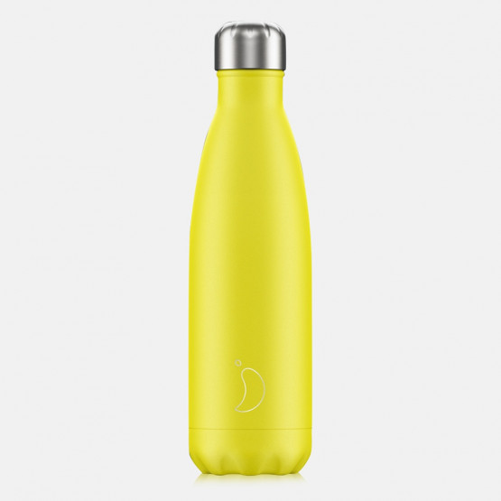 Chilly's Bottles Neon Yellow Μπουκάλι Θερμός 500ml