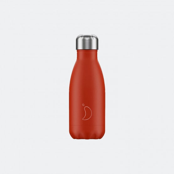 Chilly's Neon Red Ανοξείδωτο Μπουκάλι Θερμός 260ml