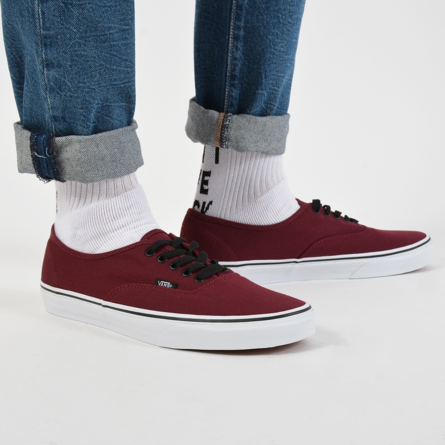 Egomanía Extraordinario sin Vans Authentic Unisex Shoes Bordeaux VQER5U8