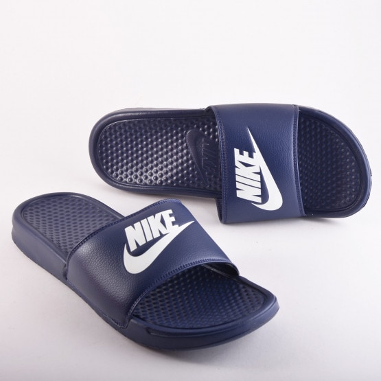 nike benassi slides gold