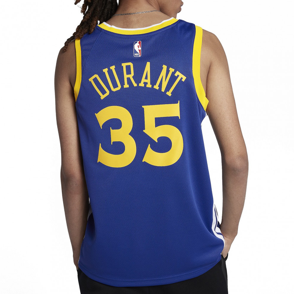 kevin durant in a warriors jersey