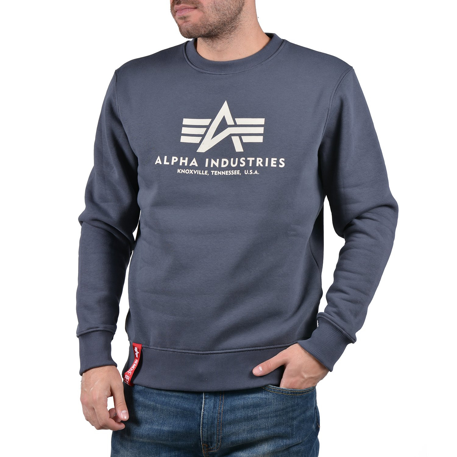 Alpha Industries Basic Ανδρική Μπλούζα Φούτερ (2081410848_13106)