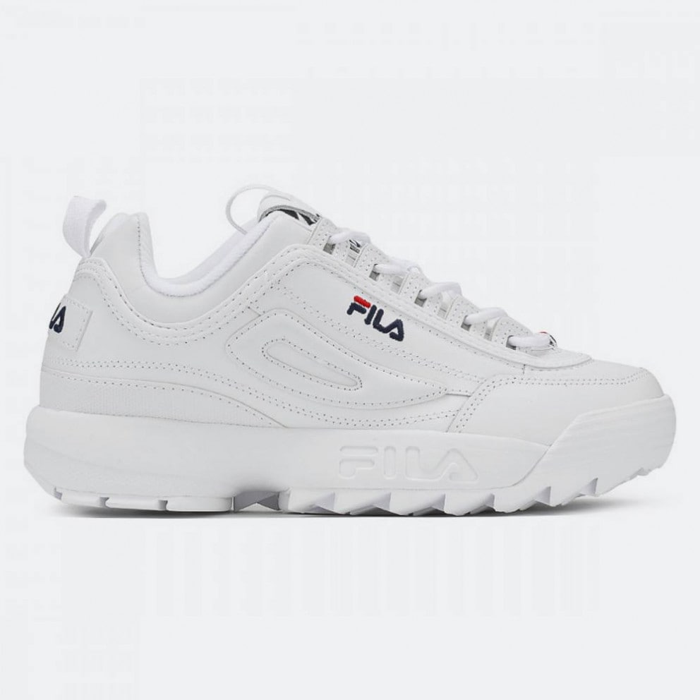 fila low cut white shoes