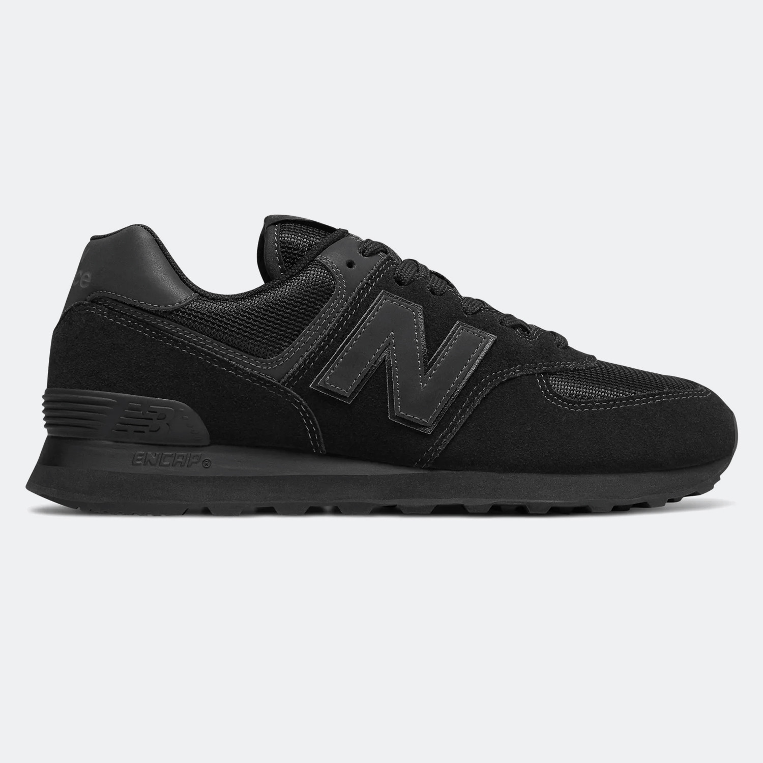 New Balance 574 Men's Shoes Black ML574ETE