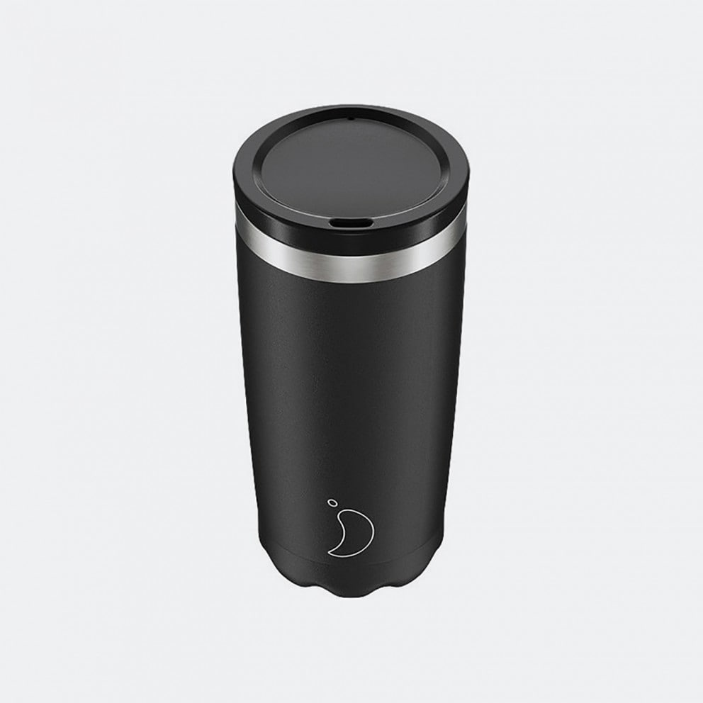 Chilly's Coffee Cup Matte Black Ανοξείδωτο Ποτήρι Θερμός 500 ml