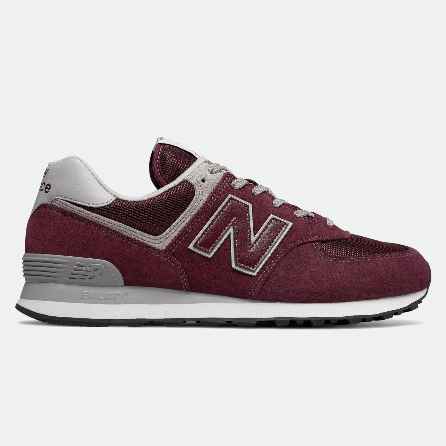 new balance 574 burgundy