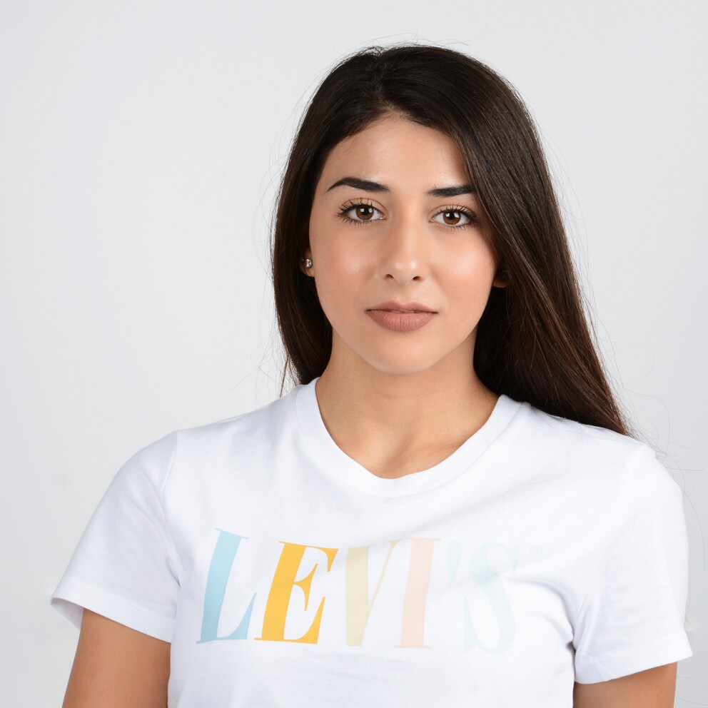 Levis THE PERFECT TEE 90S SERIF T2 MULTICOLO