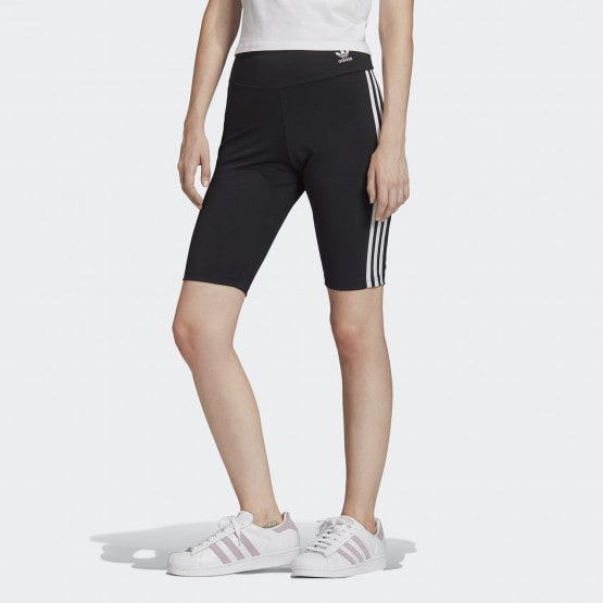 white nike biker shorts