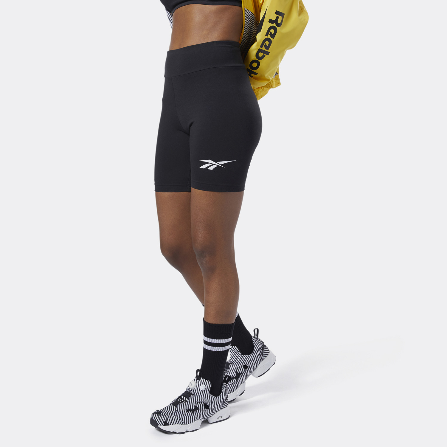 reebok biker shorts