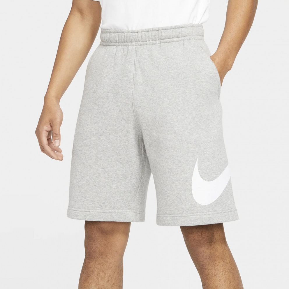 Nike M NSW CLUB SHORT BB GX DK GREY HEATHER/WHITE/WHITE BV2721-063