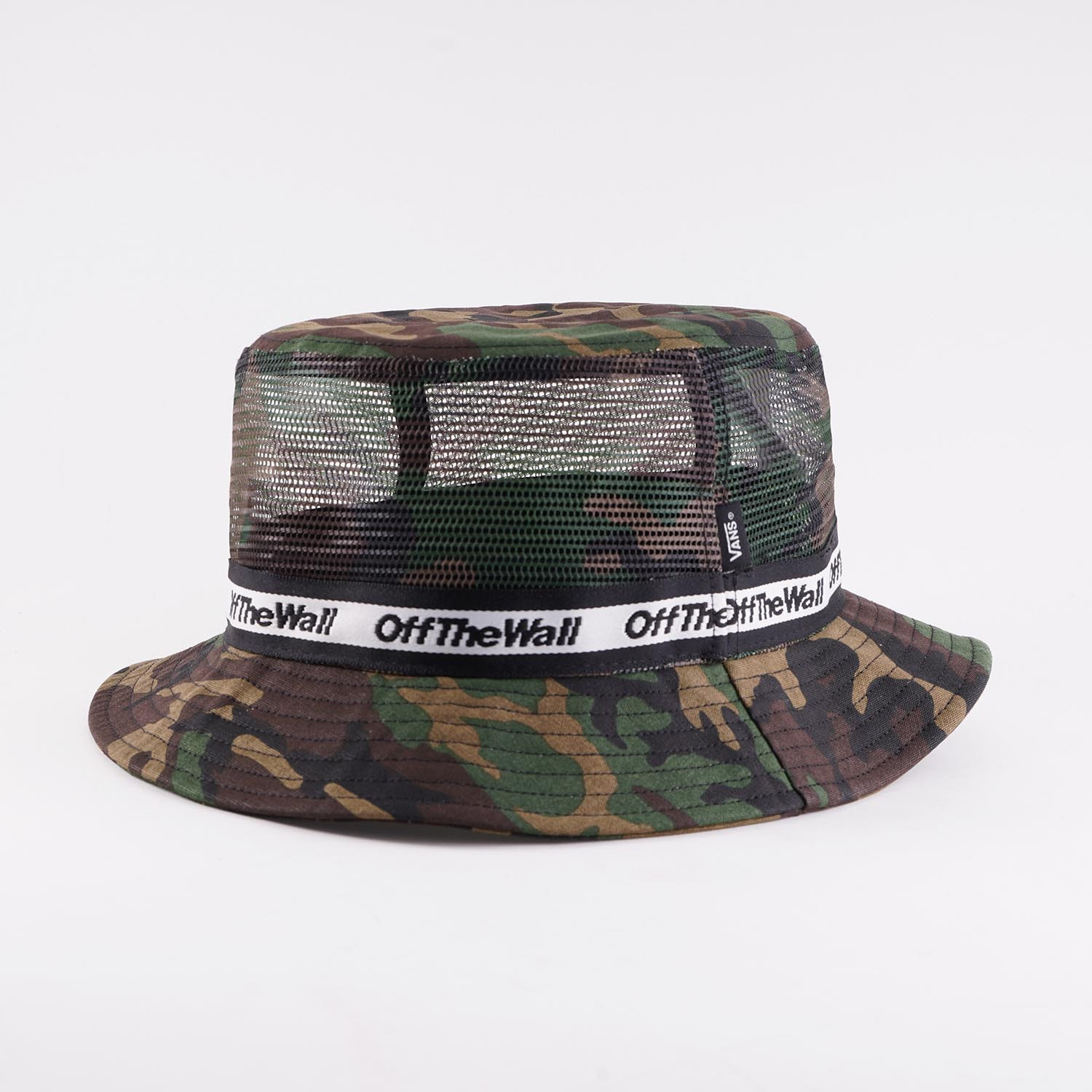vans camo bucket hat
