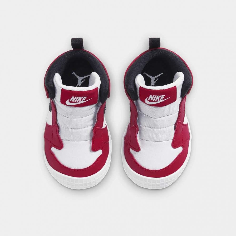 Jordan 1 Crib Bootie White Black Varsity Red At3745 163