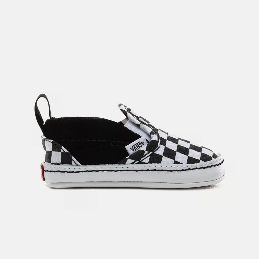 Vans Slip-On V Crib (Checker) Βρεφικά Παπούτσια