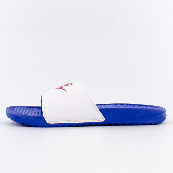 nike benassi red white