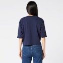 Wrangler Boyfriend Crop Tee Navy