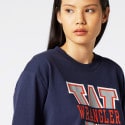 Wrangler Boyfriend Crop Tee Navy