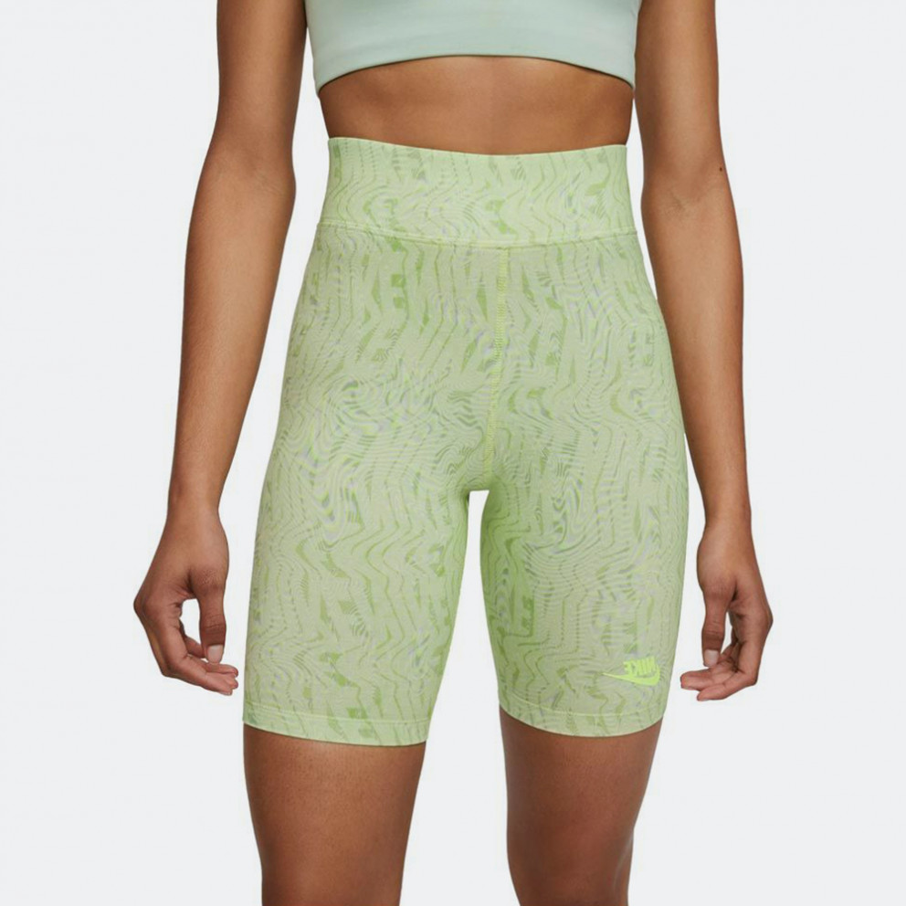 nike air women's aop bike shorts