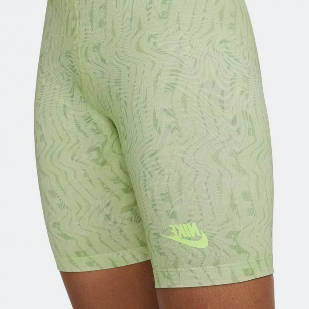 nike air women's aop bike shorts