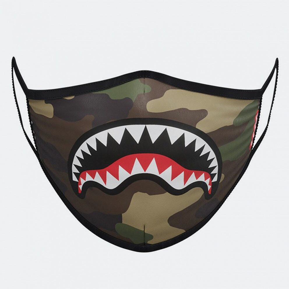 Sprayground Camo Sharkmouth Fashion Mask - Μάσκα Προσώπου