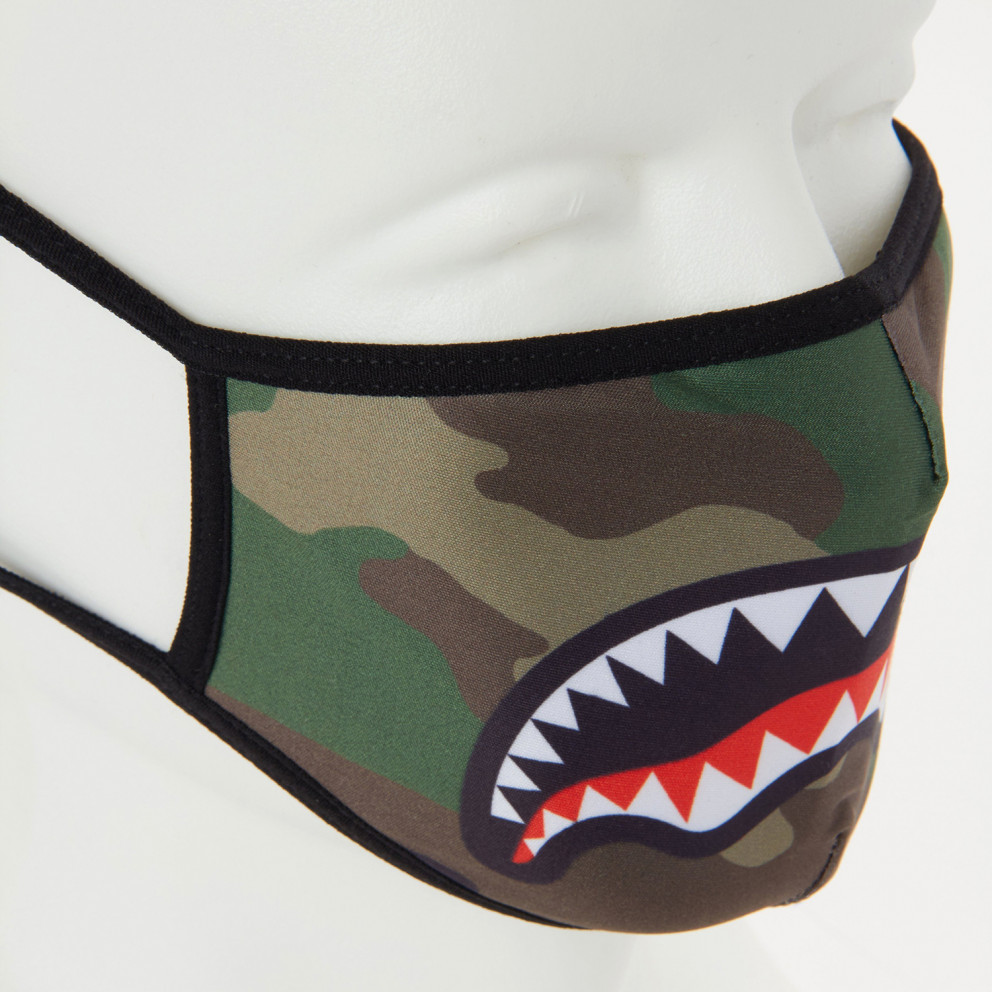 Sprayground Camo Sharkmouth Fashion Mask - Μάσκα Προσώπου