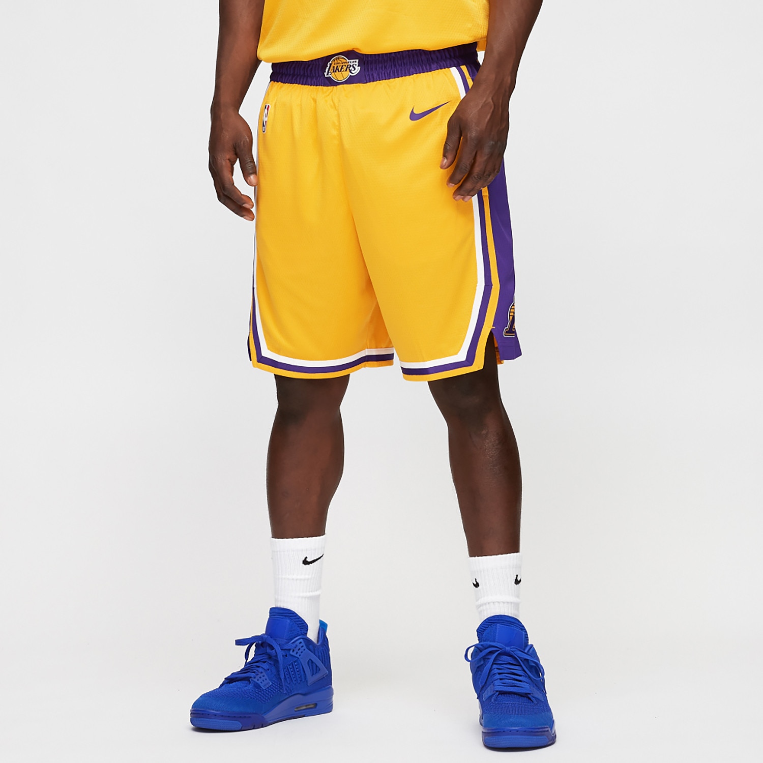 Nike NBA LA Lakers Swingman Ανδρικό Σορτς (9000052702_40495)