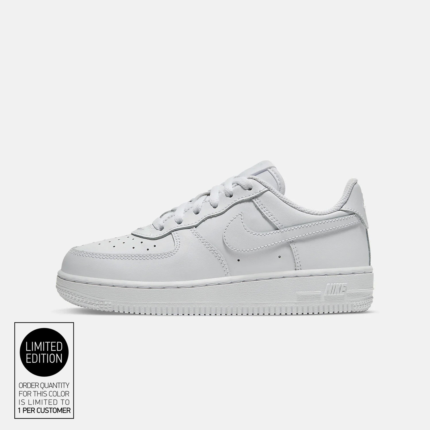 Nike Air Force 1 Kids' Shoes White 