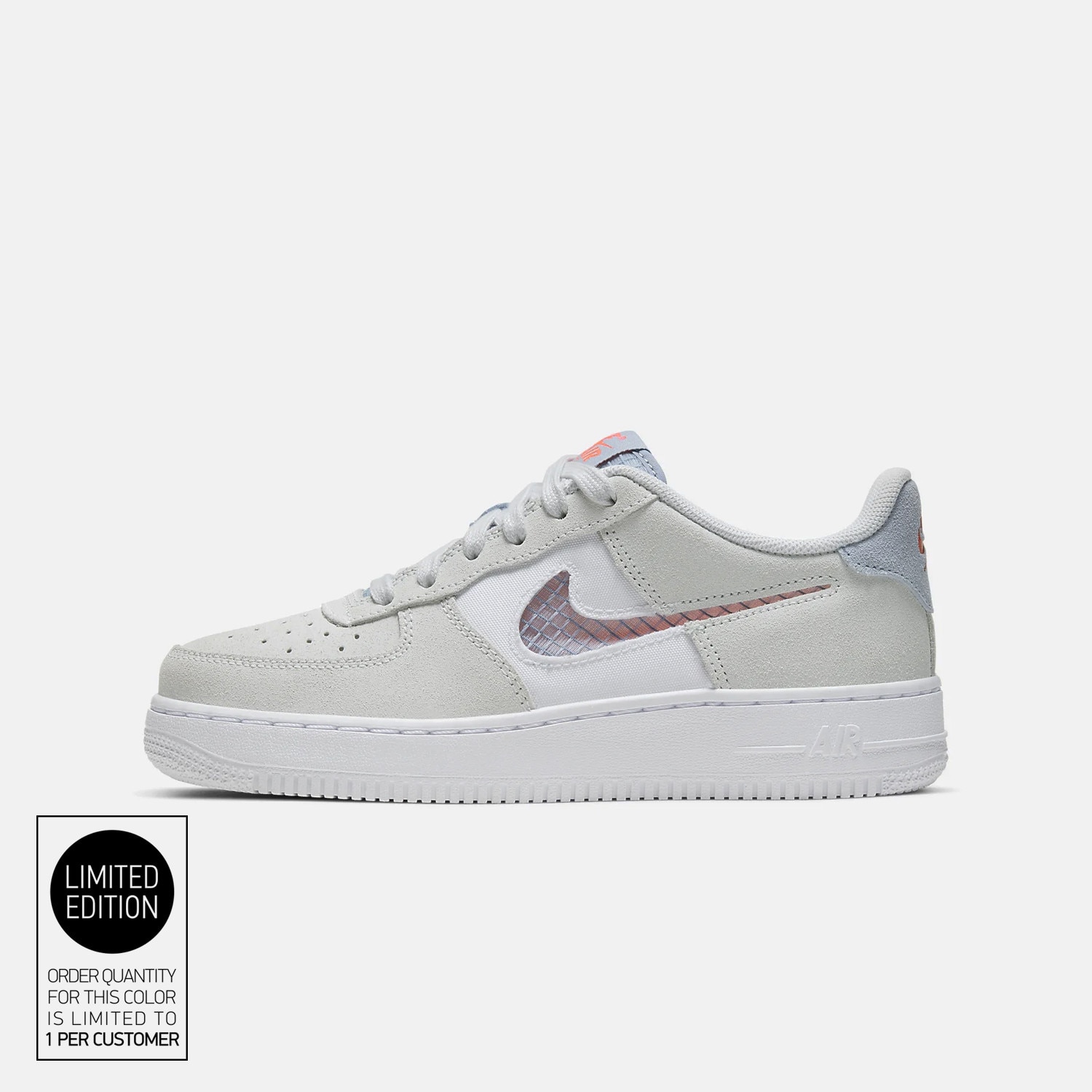 Nike Air Force 1 Lv8 (Gs) PURE PLATINUM 