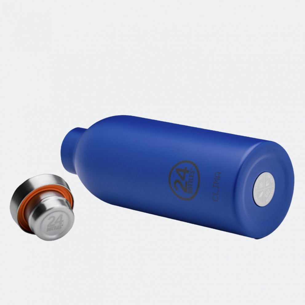 24Bottles Clima Gold Blue Ανοξείδωτο Μπουκάλι 500 ml