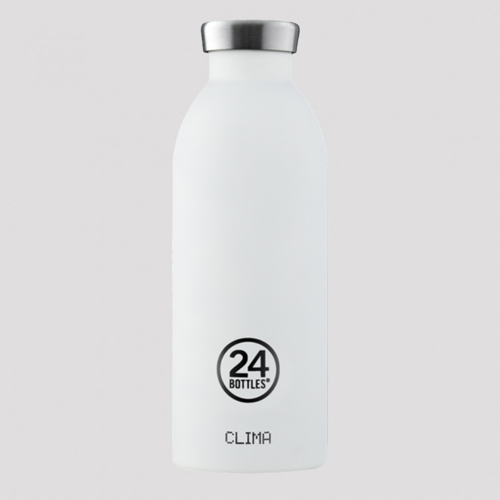 24Bottles Clima Ice White Steel Bottle 850 ml