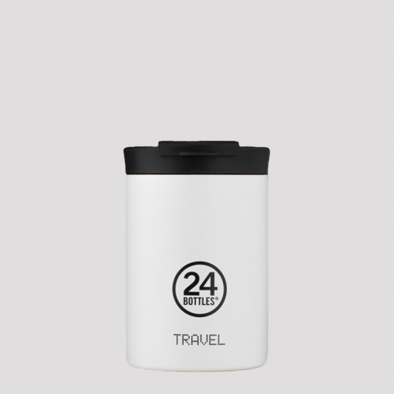 24Bottles Travel Tumbler Ice White Stainless Steel Cup 350 ml