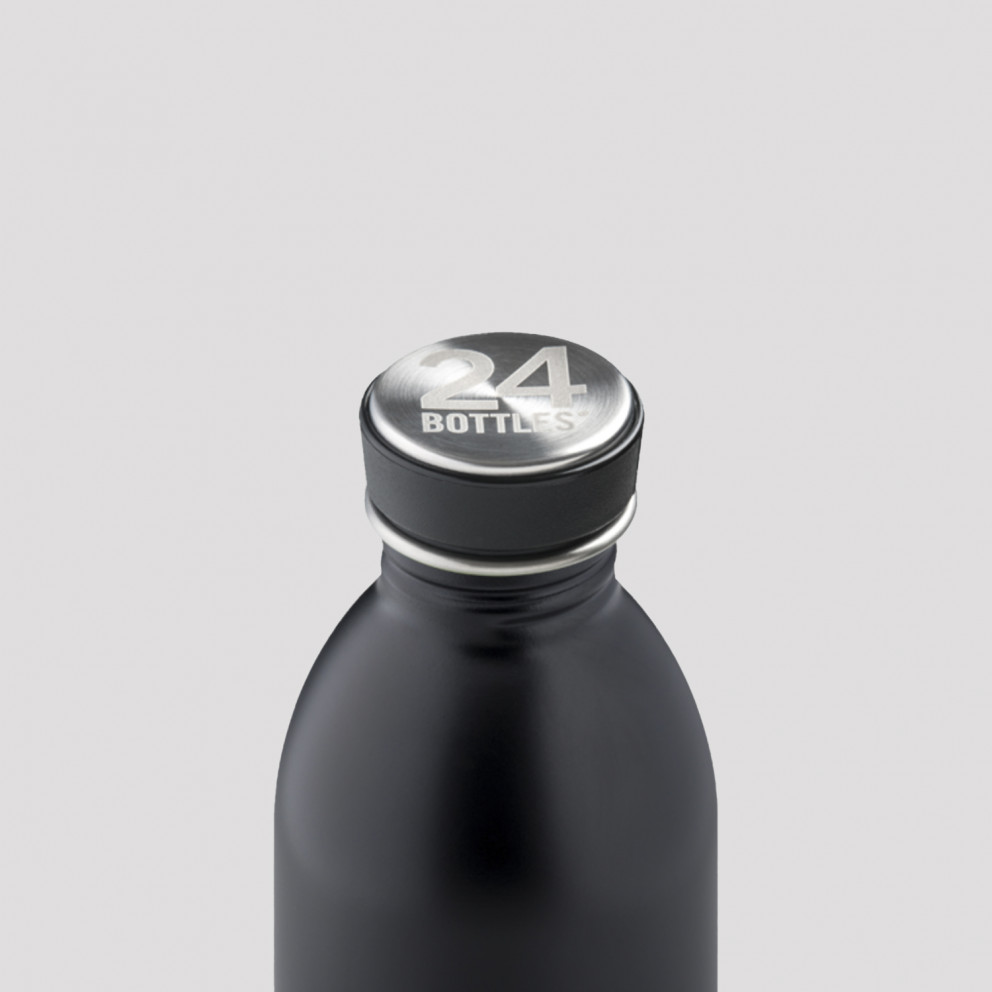 24Bottles Urban Black Ανοξείδωτο Μπουκάλι 500ml