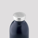 24Bottles Clima Rustic Deep Blue Steel Bottle 500 ml