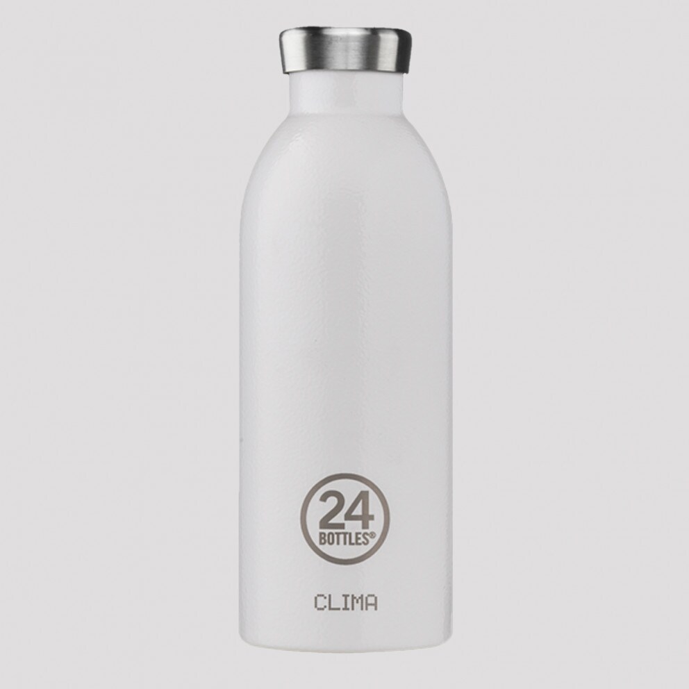 24Bottles Clima Arctic White Steel Bottle 500 ml