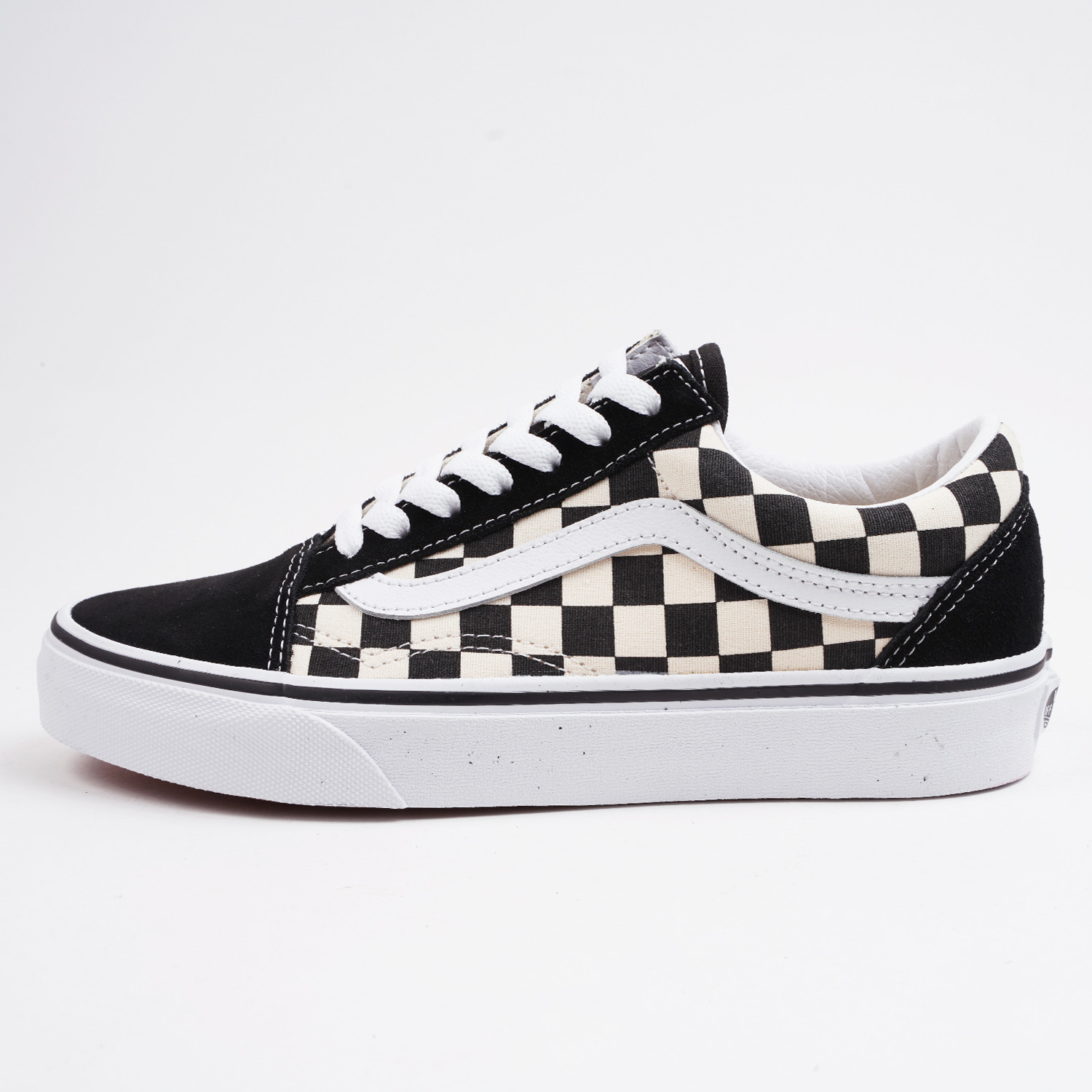 checkerboard vans lace up uk