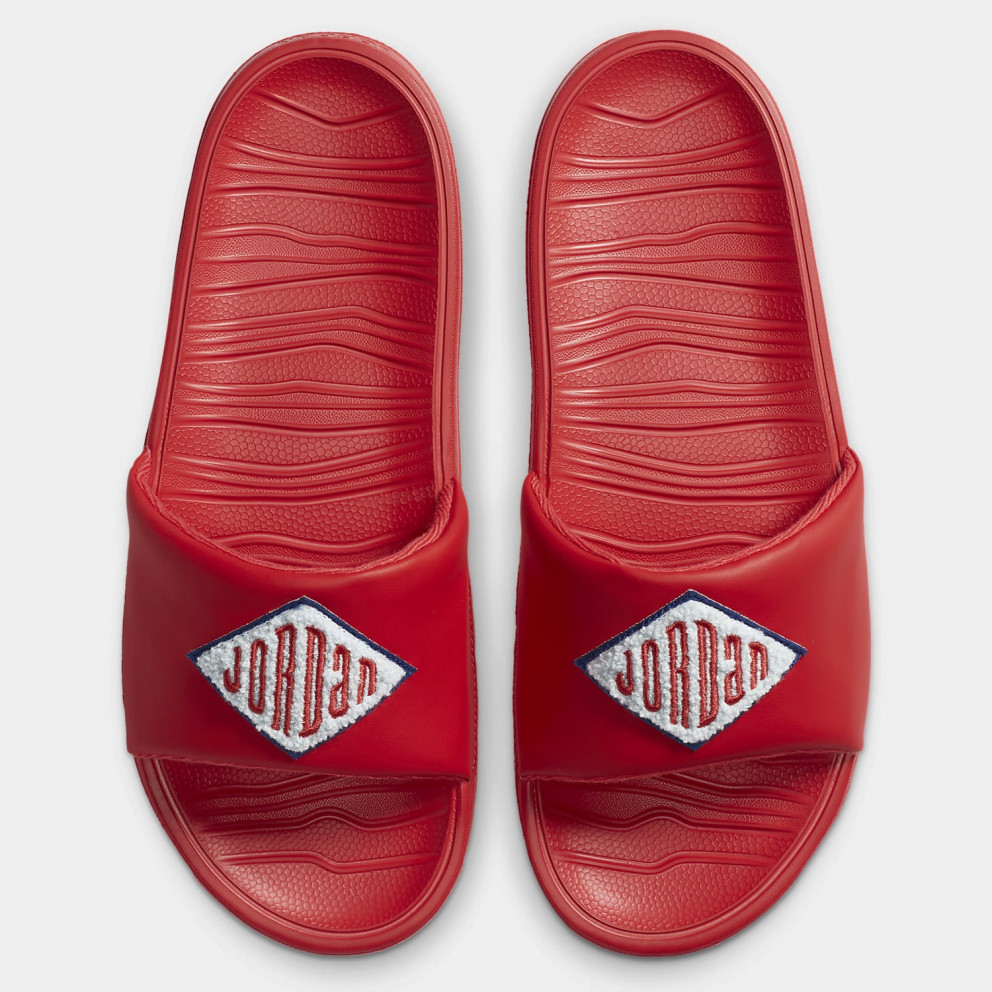 jordan red slides