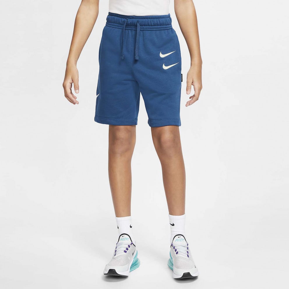 Nike Sportswear Swoosh French Terry Kids’ Shorts