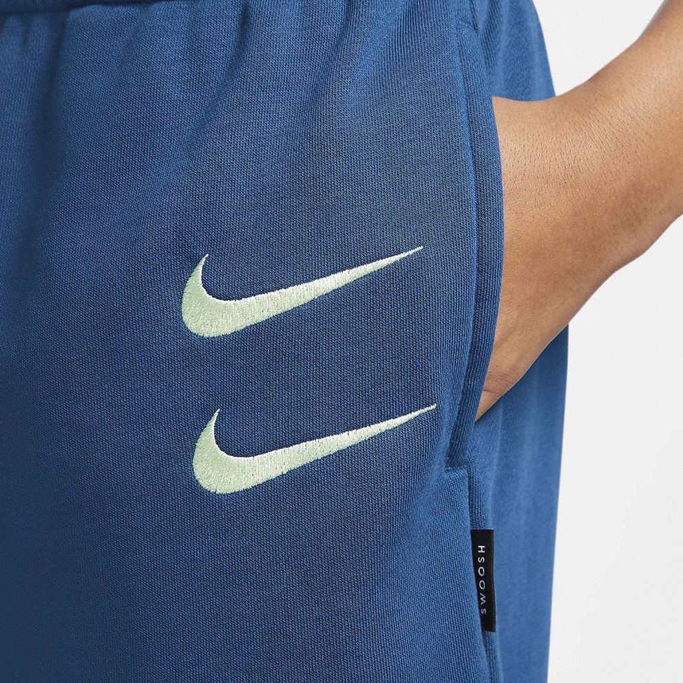 nike sportswear swoosh french terry trousers