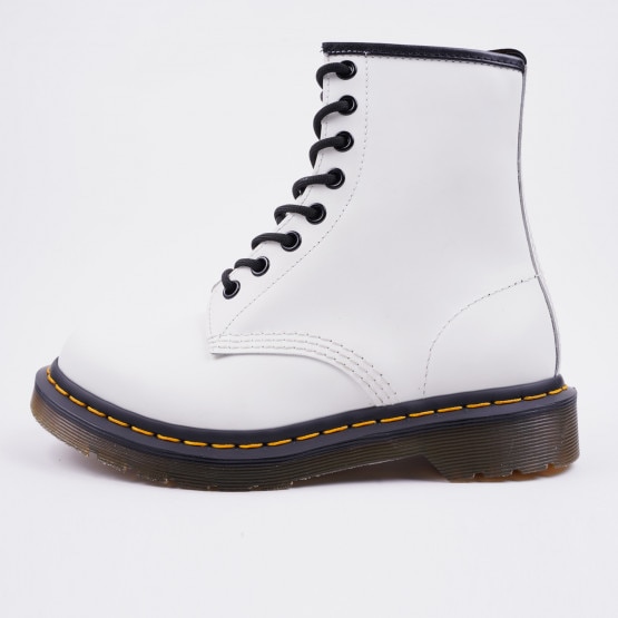 Dr.Martens Smooth White Γυναικεία Μποτάκια