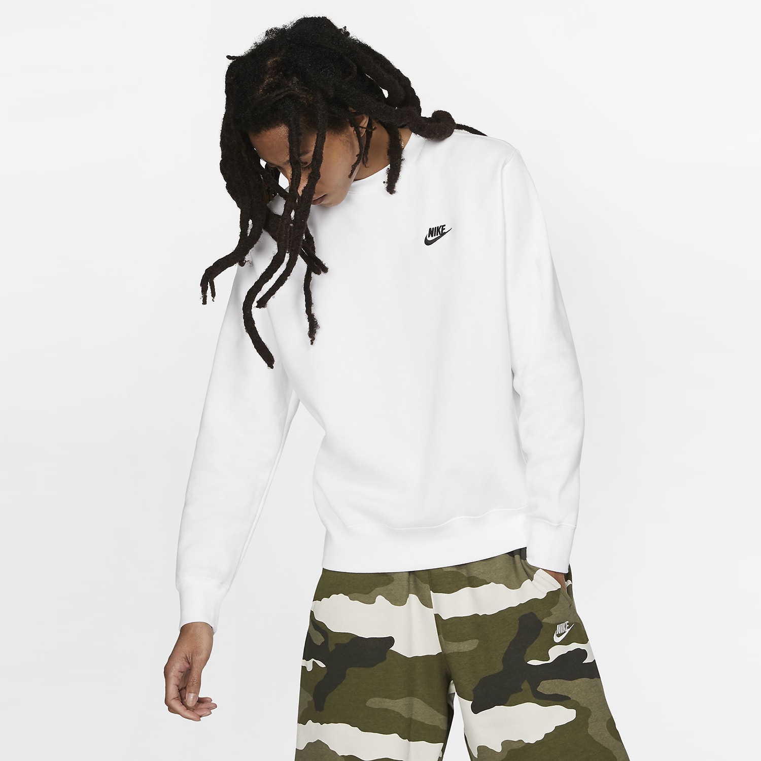 Nike Nike Sportswear Club Ανδρική Μπλούζα Φούτερ (9000054584_1540)