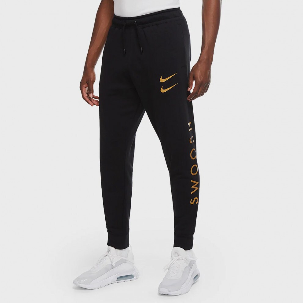 nike sportswear swoosh french terry trousers