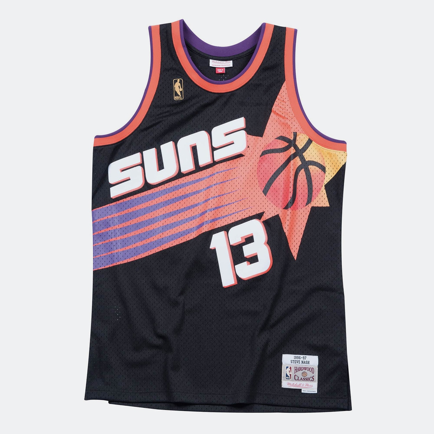 Mitchell Ness NBA Jersey Phoenix Suns Steve Nash Men s Jersey Black SMJYGS18203 PSUBLCK