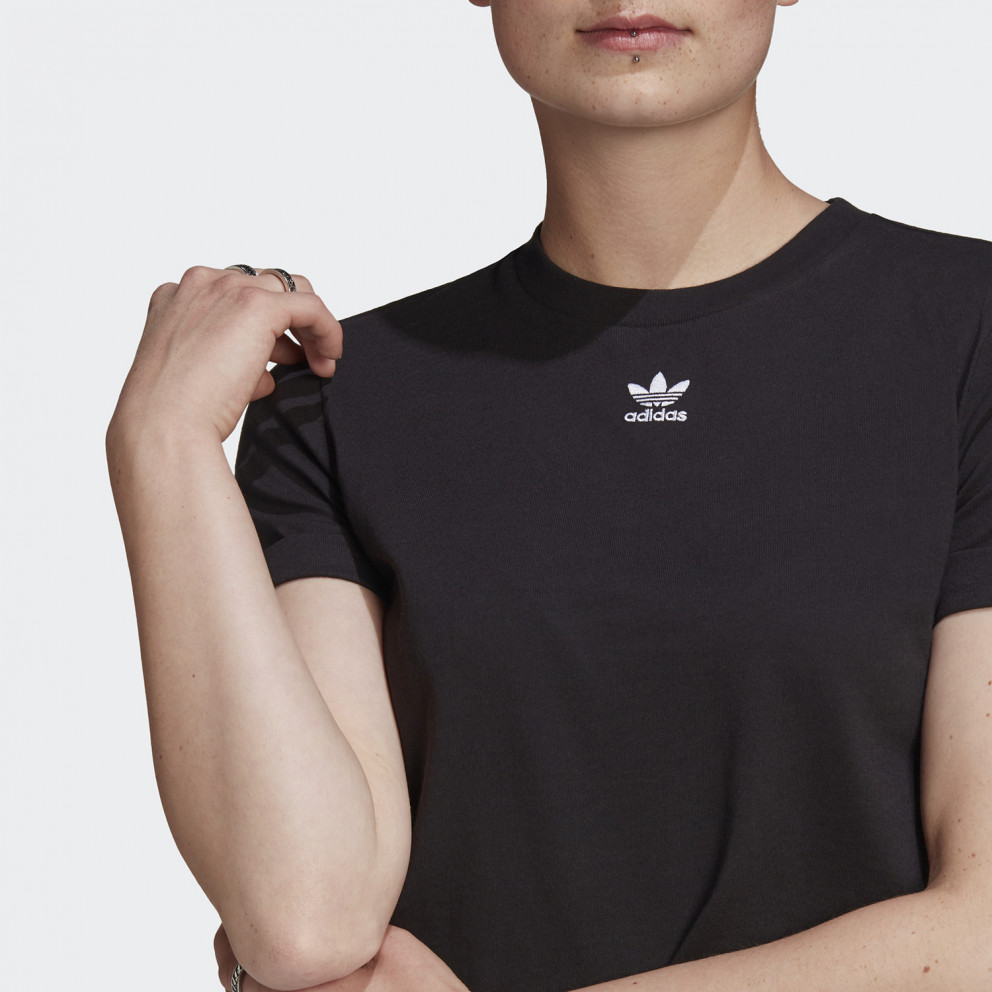 adidas Originals Adicolor Classics Roll-Up Sleeve Crop Top Γυναικείο T-Shirt