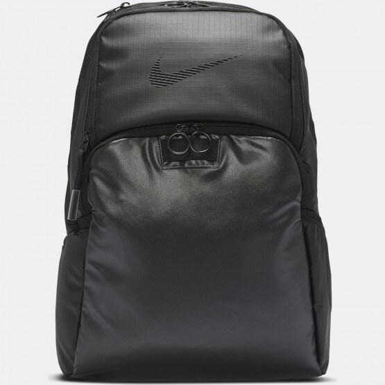 plain black nike backpack