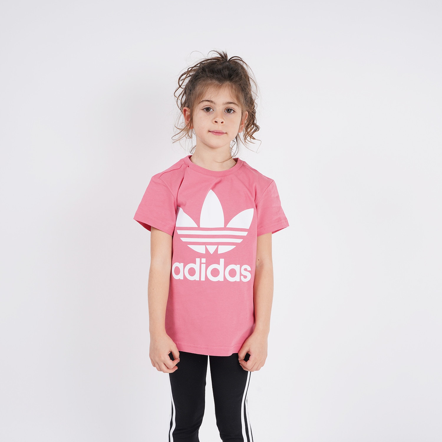 adidas Originals Trefoil Kids\' T-Shirt Pink GN8205