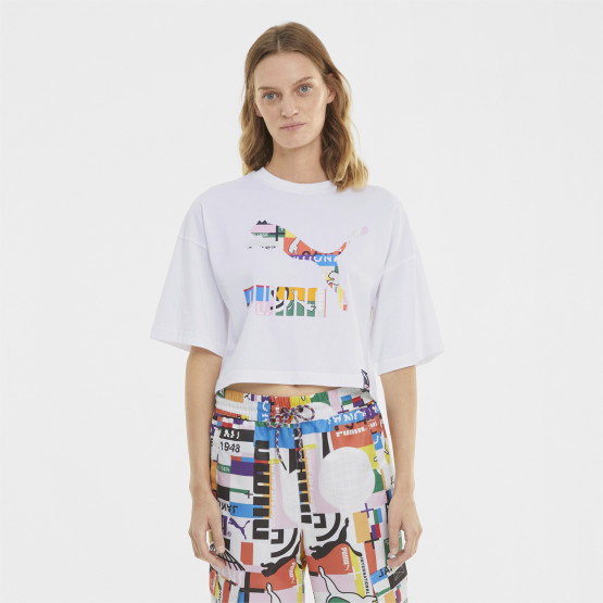 Puma International Graphic Γυναικείο T-shirt