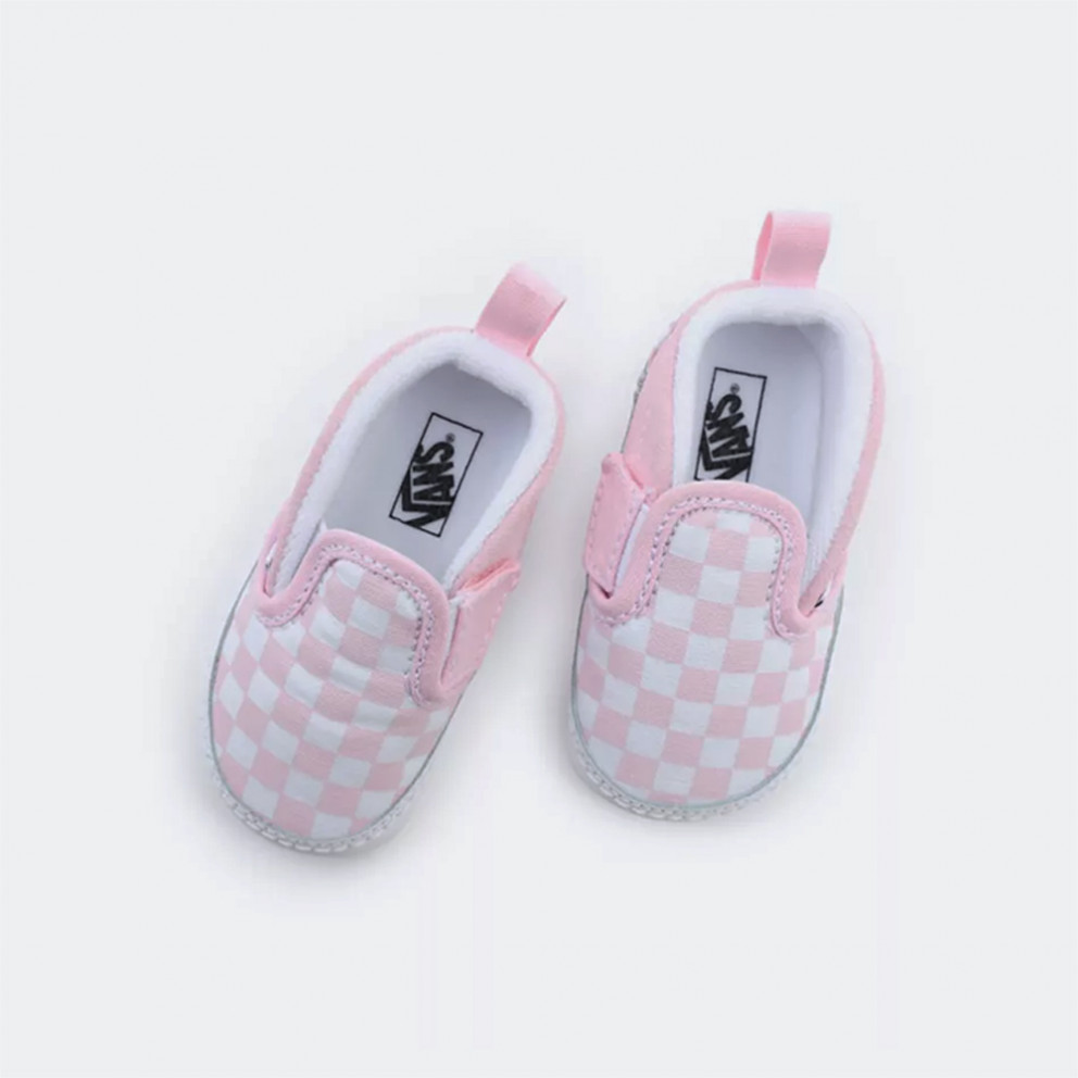 Vans Slip-On V Crib (Checker) Βρεφικά Παπούτσια