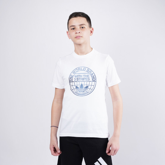 shirt White GN4126 - adidas Originals Graphic Print Tee Παιδικό T 