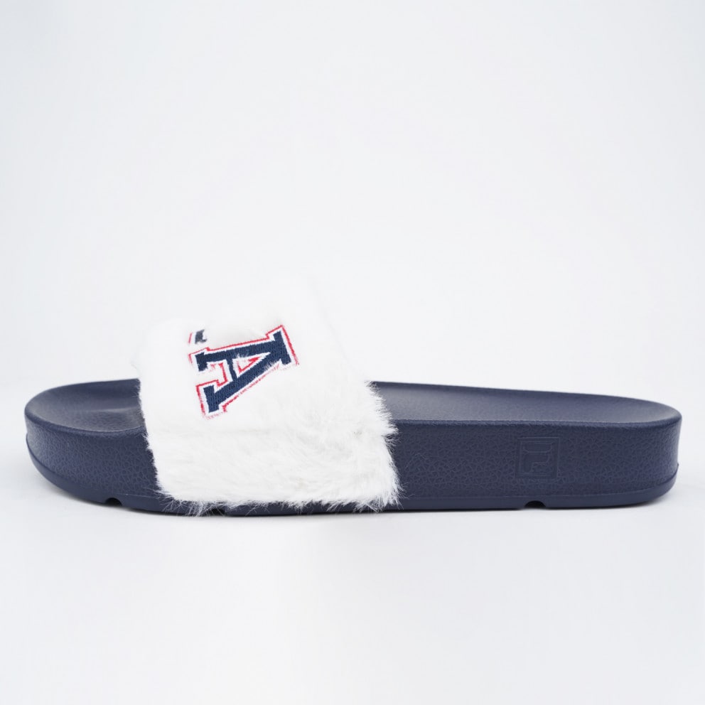 Fila Heritage Furry Drifter Collegiate Γυναικεία Slides