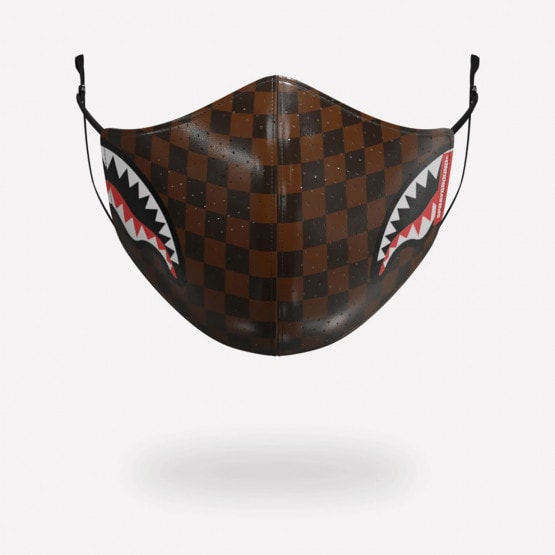 Sprayground Sharks i Paris Brown PU Face Mask