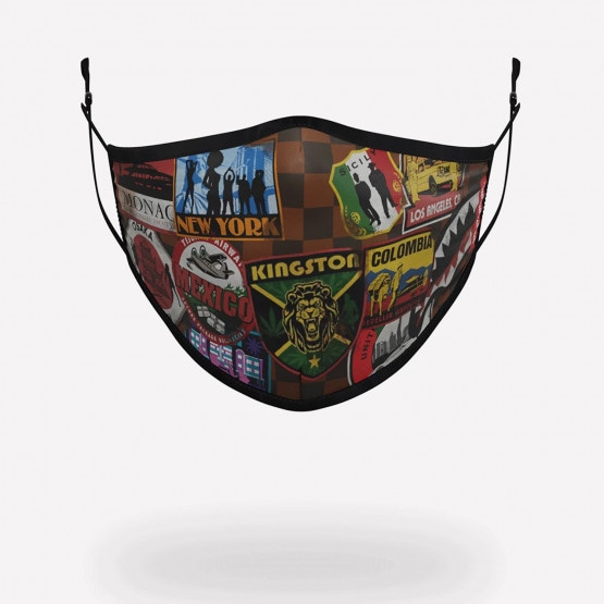 Sprayground Travel Patches Face Mask